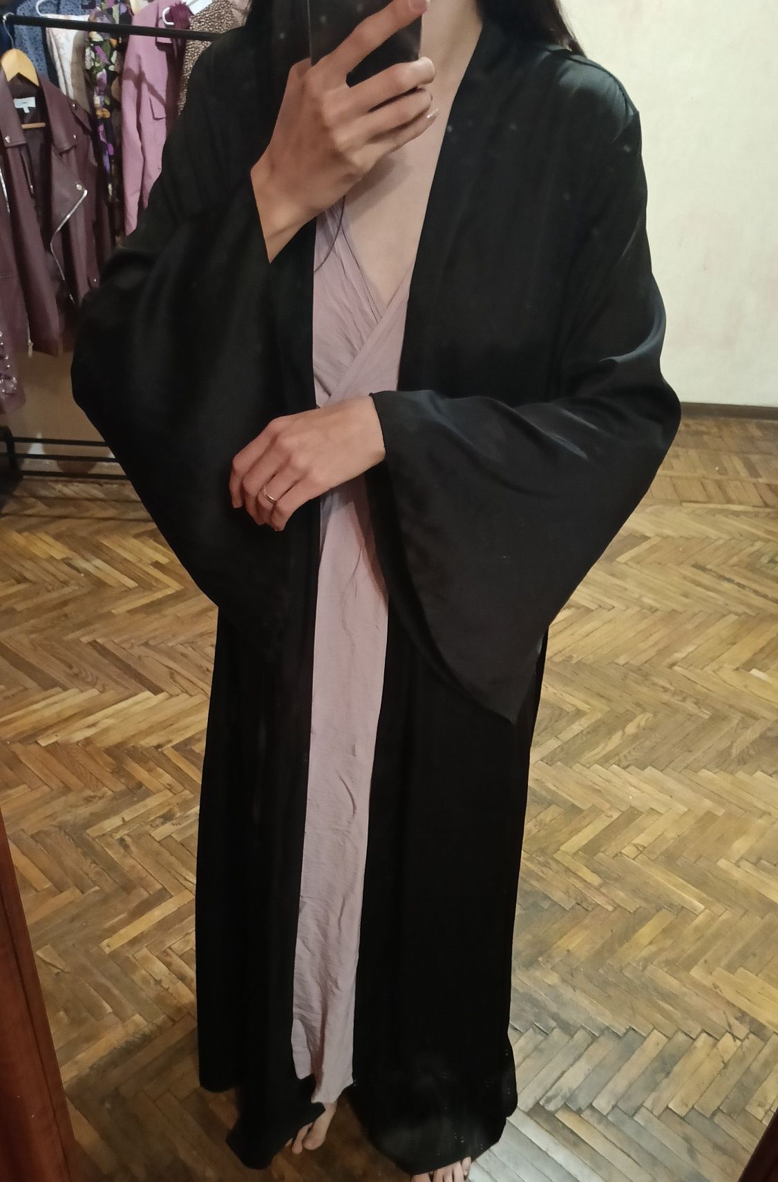 Атласный халатик