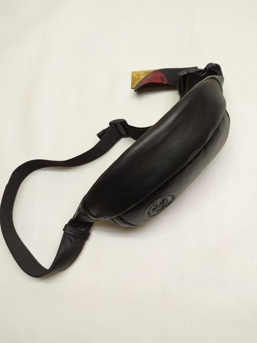 Сумка мужская кожаная, бананка DIESEL