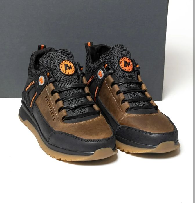 Чоловічі Зимові Кросівки з Натуральної Шкіри Мерел Merrell