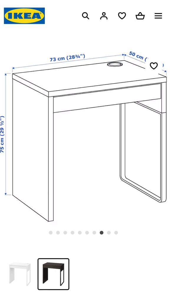 Secretaria Ikea Micke