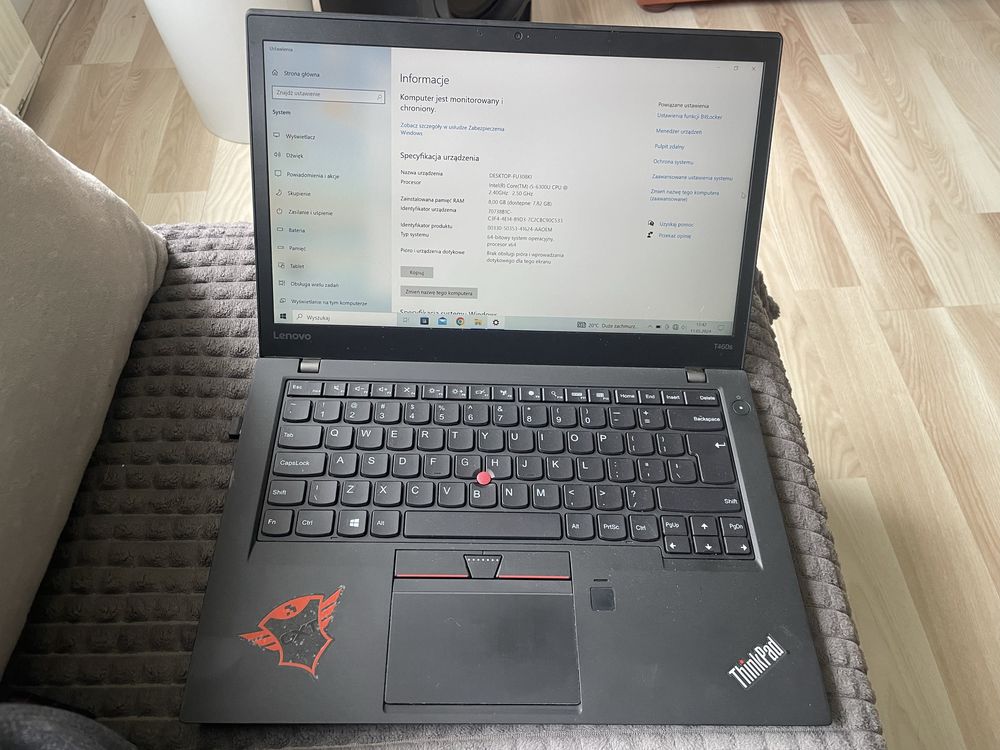 Laptop lenovo thinkpad T460s