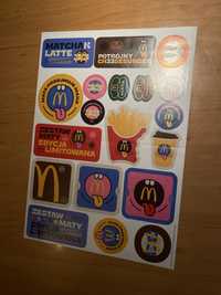 Limitowane naklejki McDonalds x Mata
