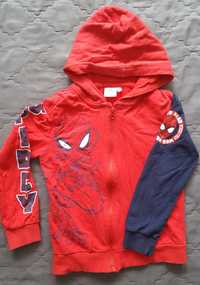 Bluza chłopięca Spiderman r.128 czerwona