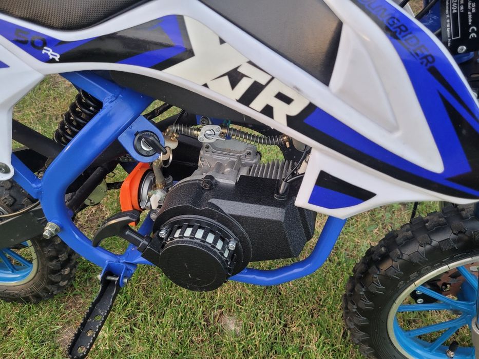 XTR 702 cross spalinowy 50cm3 dla dziecka. Okazja!