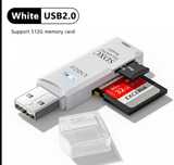 Usb 2.0 czytnik kart pamięci 2w1 Micro sd/ TF