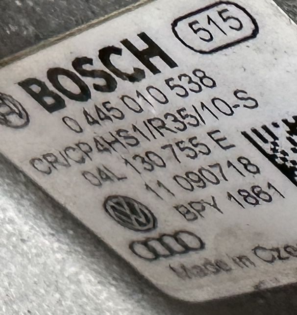 Audi A4 A5 A6 Q5 układ wtryskowy wtrysk pompa wtryskiwacz 2.0 TDI 190