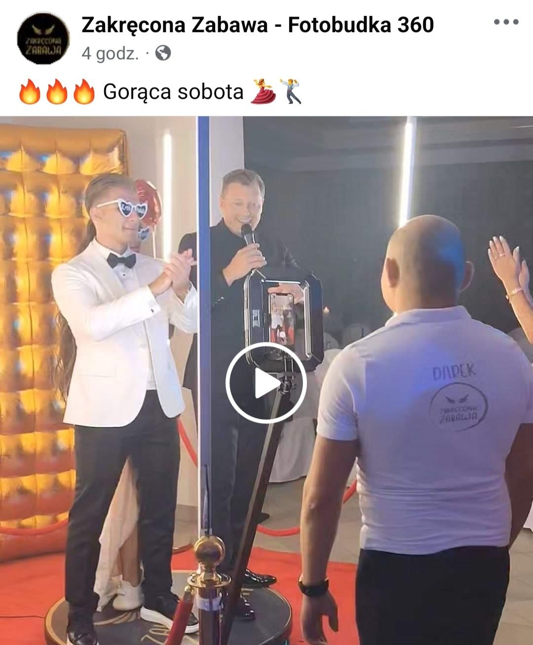 Fotobudka 360 + tablet + ekran + głośnik. Fotobudka klasyczna. Wynajem
