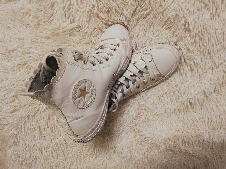 trampki Converse 41,5 białe wysokie trampki Converse 41,5