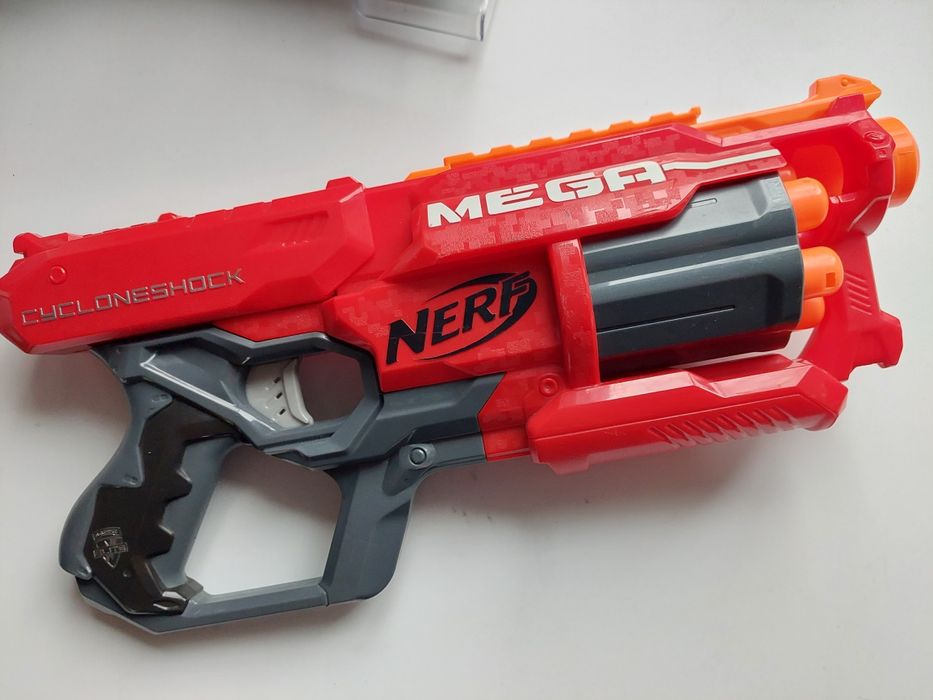 Pistolet Nerf mega Cycloneshock wyrzutnia