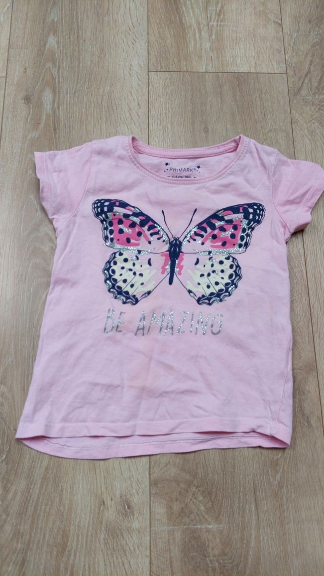 koszulka dziewczęca, tshirt Primark r. 110