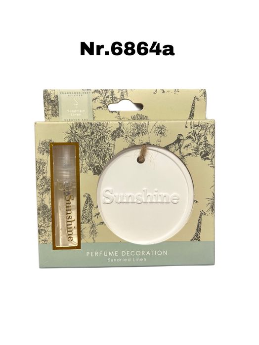 Pachnąca zawieszka gipsowa Sunshine + perfum Sundried Limen nr.6864a