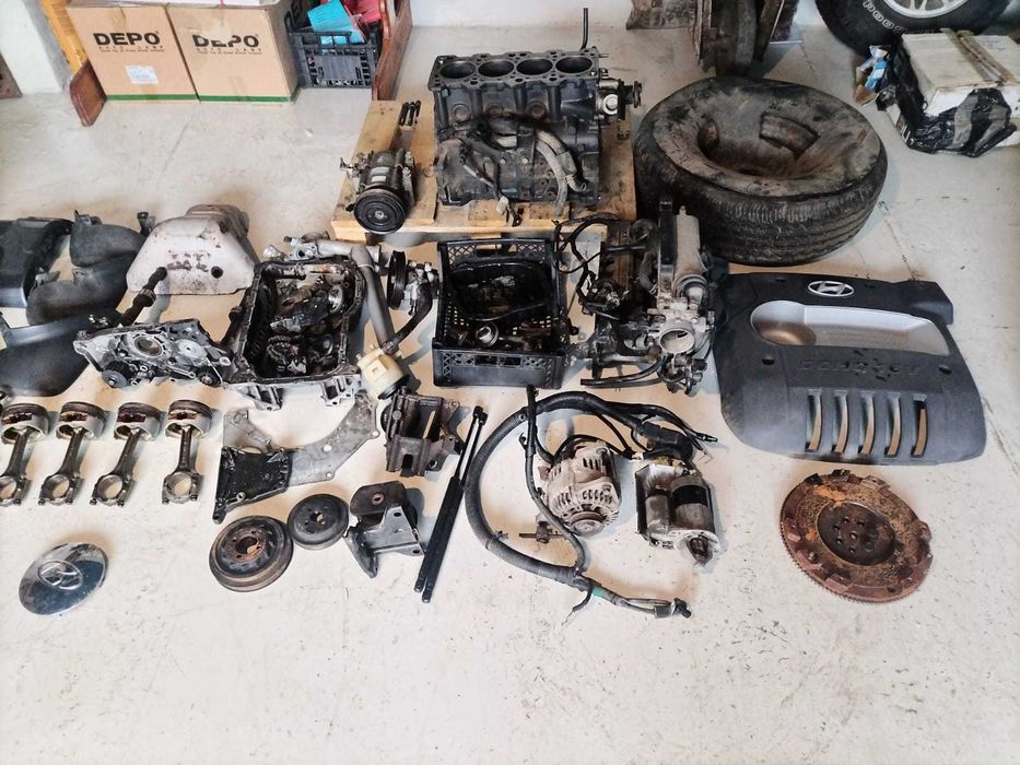 Sprzedam części hyundai santa fe 2.4 benzyna