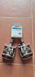 Pedais Shimano Mistos e Cleats de reserva
