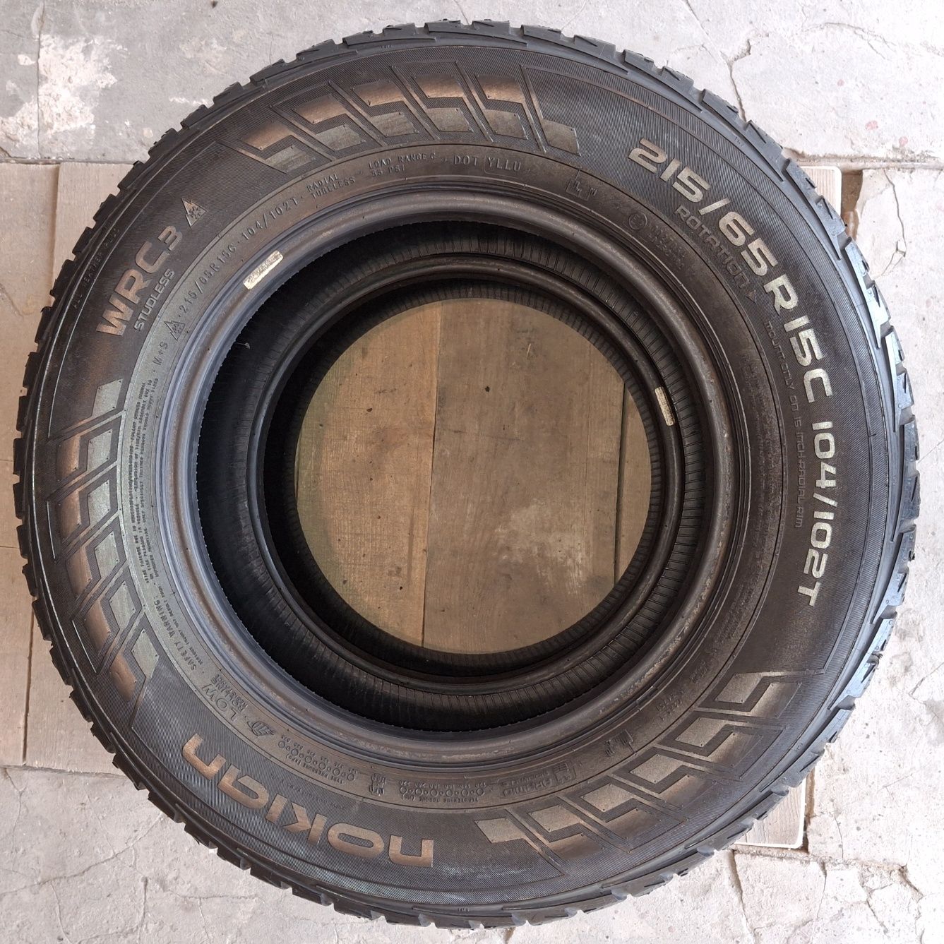 Шины Nokian WRC3 R15C 215 65 4шт