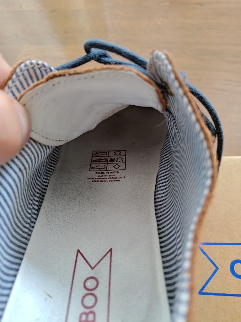 Buty wizytowe półbuty chłopięce skórzane zamszowe brązowe