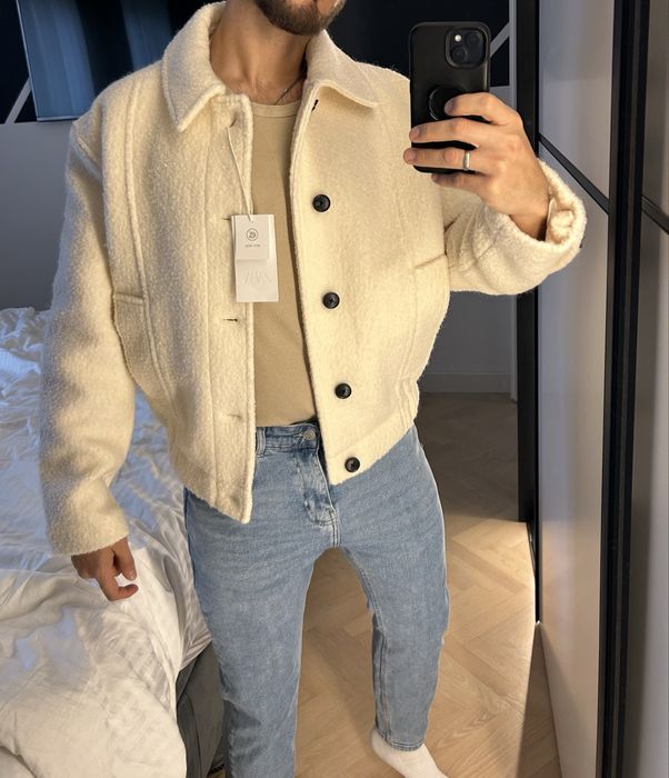 Wełniana kurtka Zara r.M