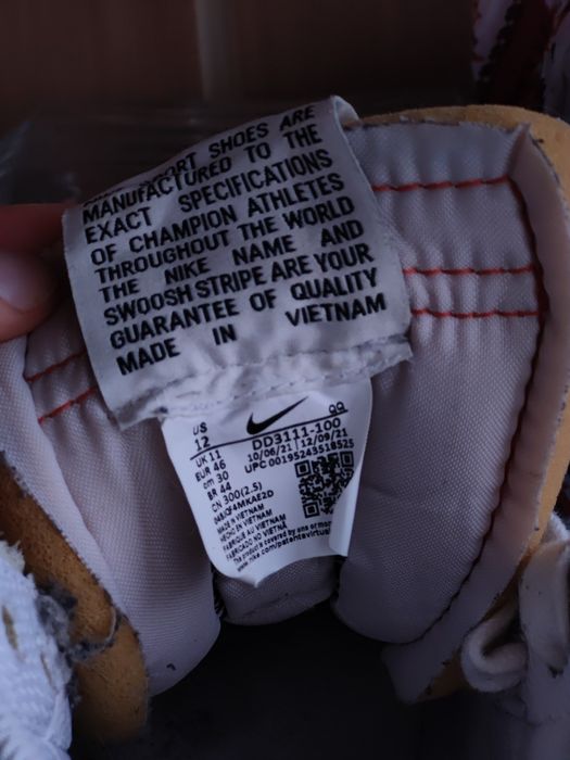 Кросівки чоловічі Nike Blazer Mid '77 Jumbo M White