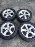 Koła mazda 3 5x114,3 felgi aluminiowe opony wielosezonowe jak nowe