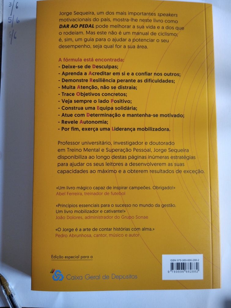 Livro (dar ao pedal)