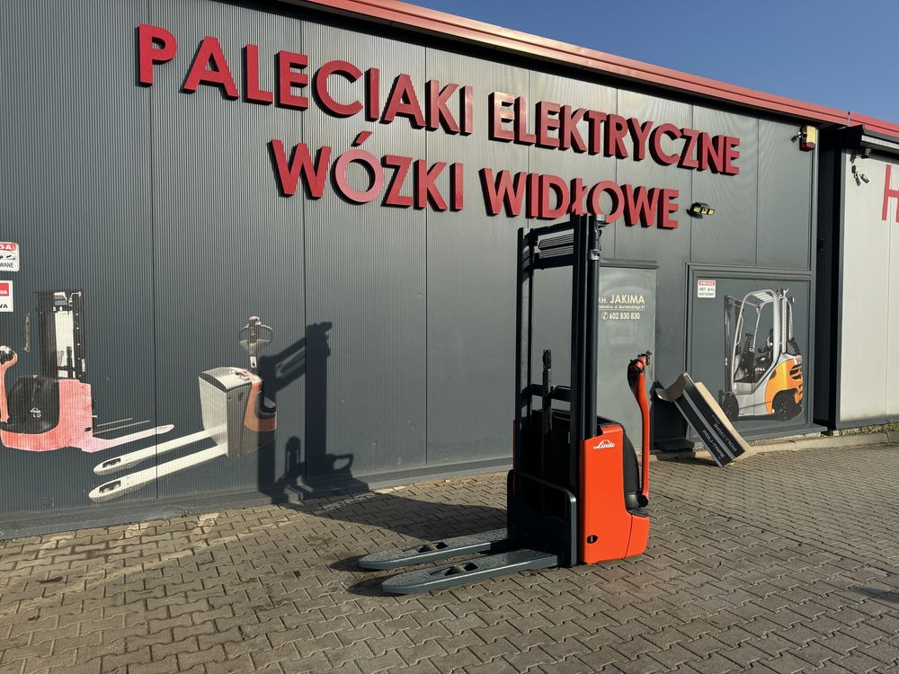 Paleciak elektryczny Linde L 12 wózek 330 cm 1200 kg wózek Jak Nowy
