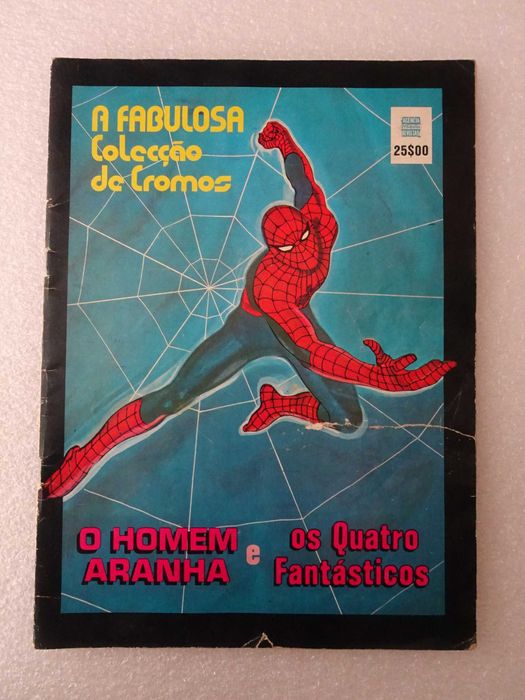 Caderneta cromos A Fabulosa O Homem Aranha Quatro Fantásticos (Falt 83