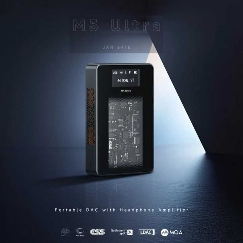 ⇒ MUSE HiFi M5 Ultra - ламповый ЦАП, DAC, AMP, Bluetooth для наушников