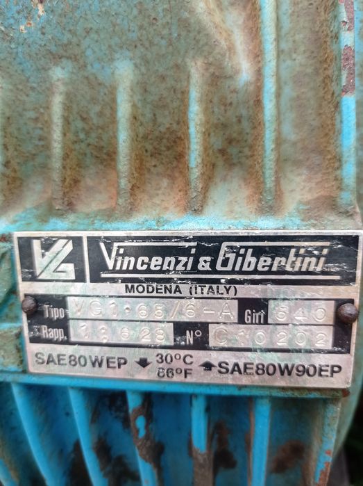 Pompa wodna Vincenzi - Gibertini traktorowa na wałek WOM