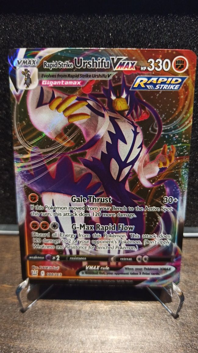 Karta Pokemon Rapid Strike Urshifu Vmax