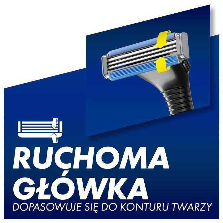 Maszynka Gillette Sensor3 + 3 wkłady ostrza