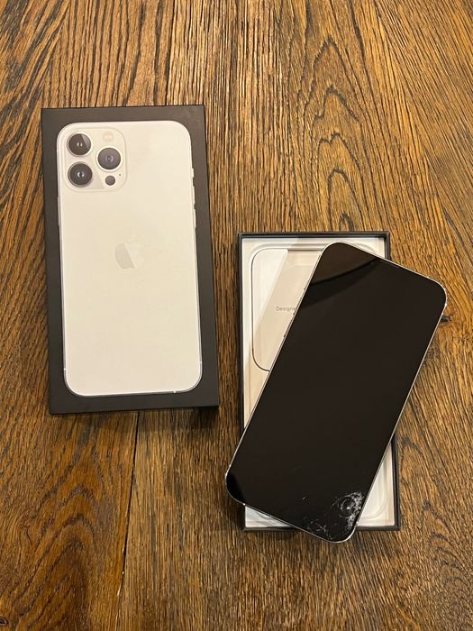 iPhone 13 Pro Max 256GB Silver bateria 85%