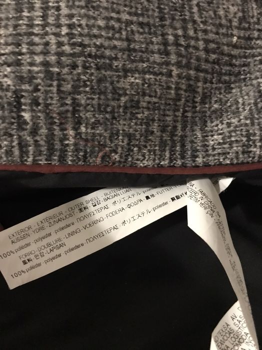 Zara мужское двубортное пальто в клетку size L