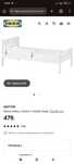 Świetne łóżko dla dziecka Ikea z materacem