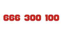 Złoty numer 666.300.100