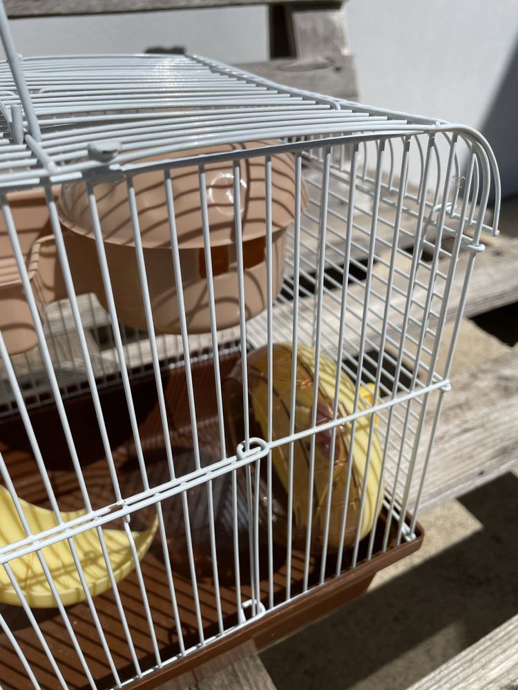 Gaiola de hamster com escorrega