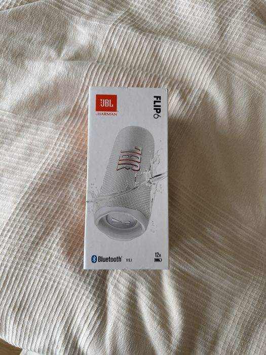 JBL Flip 6 Partybooster bialy