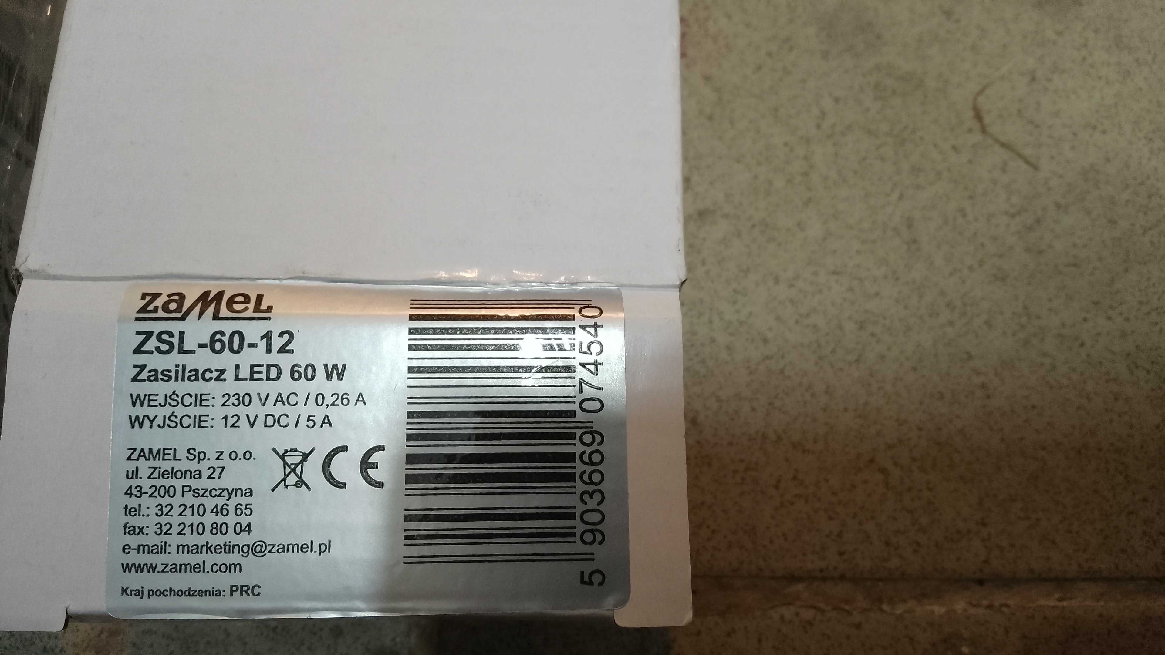 Transformator Zasilacz LED 12 V 60W