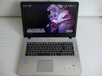 Asus VivoBook Pro 17 N705U i7 16 256 НОВЫЙ АКБ и SSD GeForce MX150 4gb