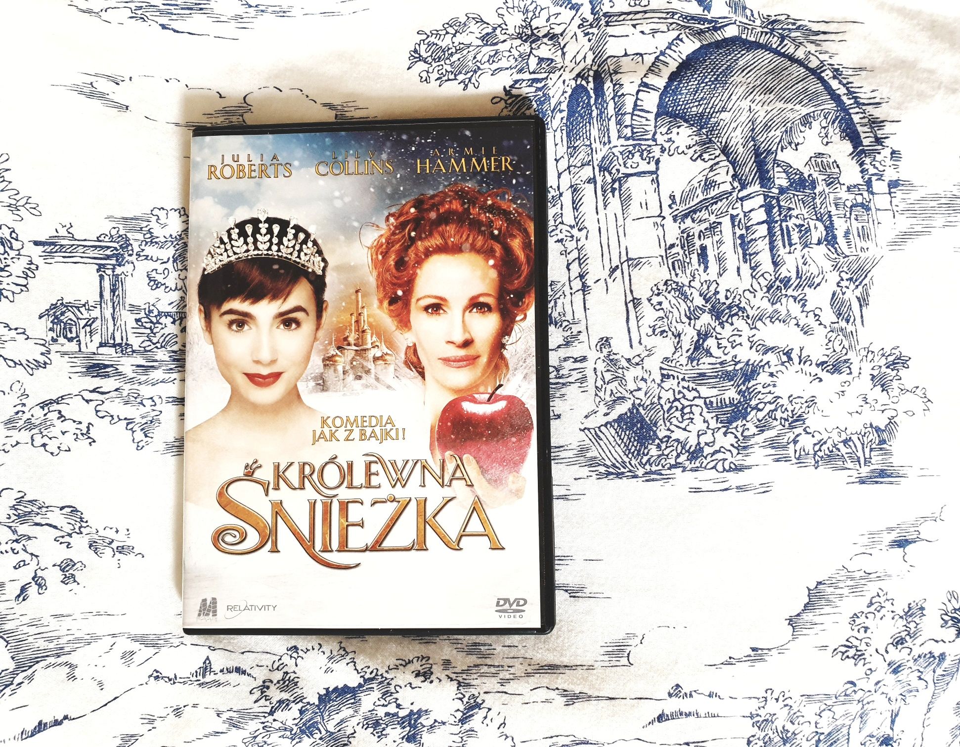 Królewna Śnieżka Mirror Mirror film dvd Collins Julia Roberts komedia