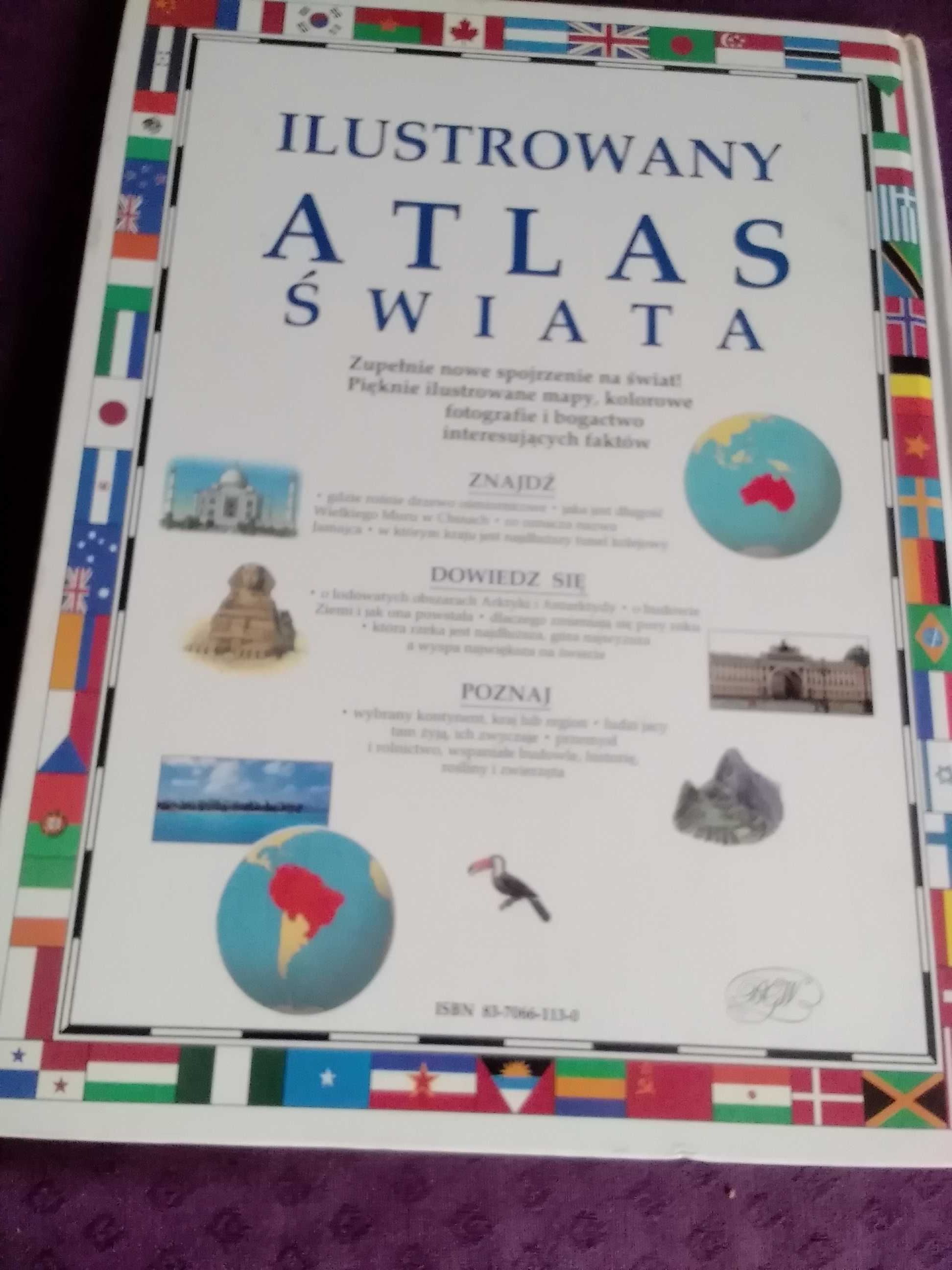 Ilustrowany atlas świata. R. Kemp