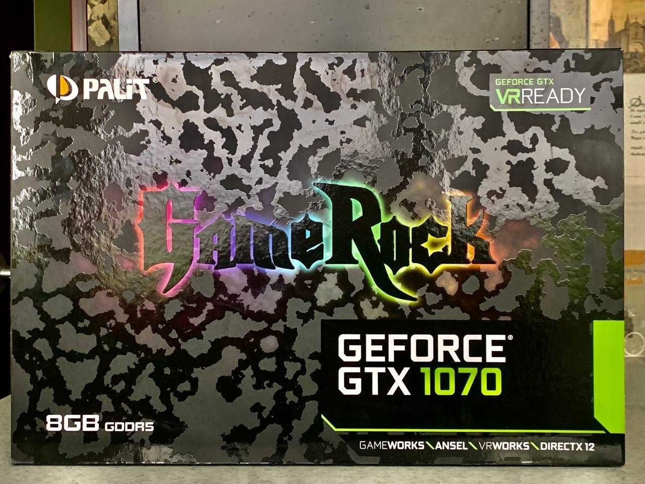 Видеокарта GeForce GTX 1070 8gb Palit GameRock