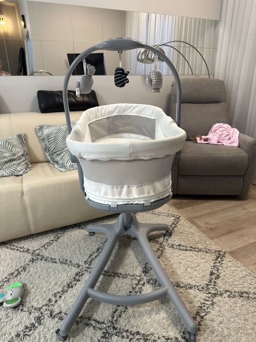 Люлька стілець ліжечко chicco baby hug 4 в 1