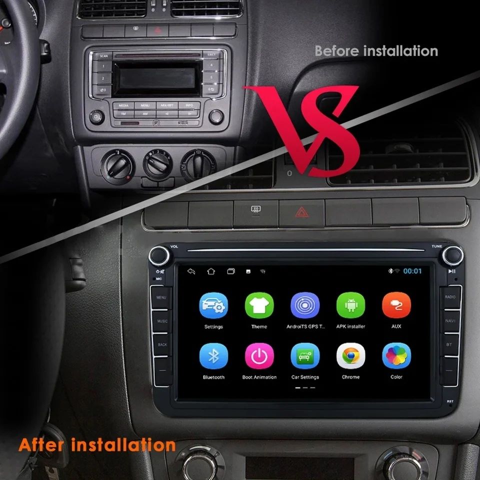 Radio  Nawigacja VOLKSWAGEN Skoda Seat ANDROID 8" GPS