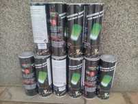 3 copos com luz led BAR