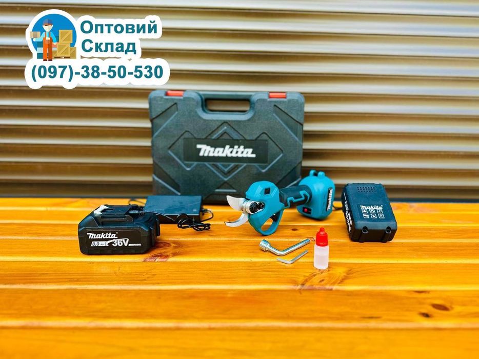 Акумуляторний сікатор Makita PES36BL 36V 8A Аккумуляторный секатор