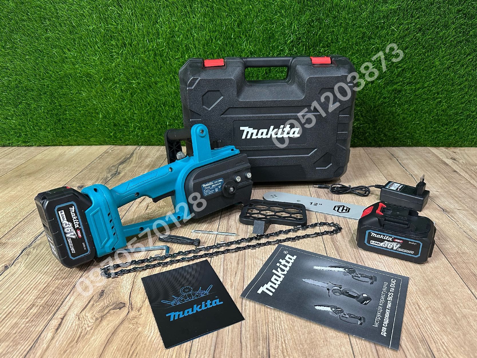 Аккумуляторная цепная пила Makita DUC279BL 36V 8Ah Длина шины 30 см