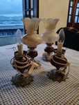 Conjunto 4 candeeiros