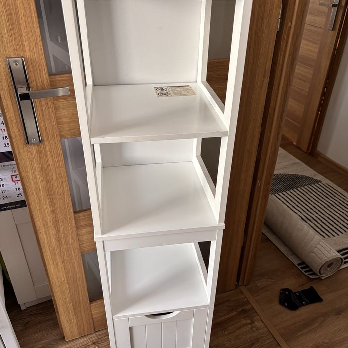 Regał bialy z szufladami