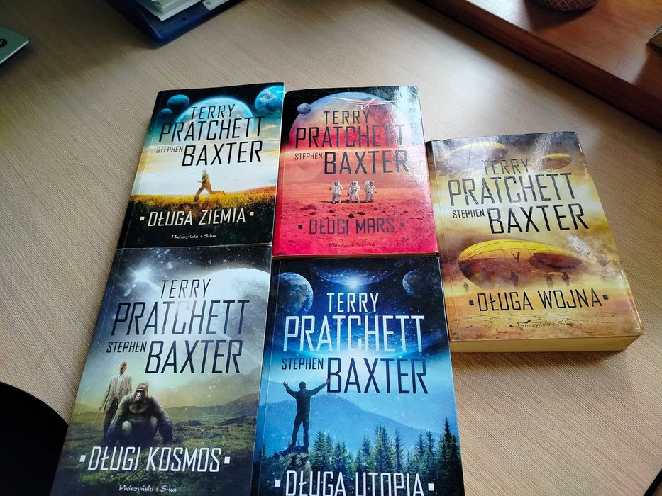Długa Ziemia seria 1 - 5 Terry Pratchett Baxter Stephen