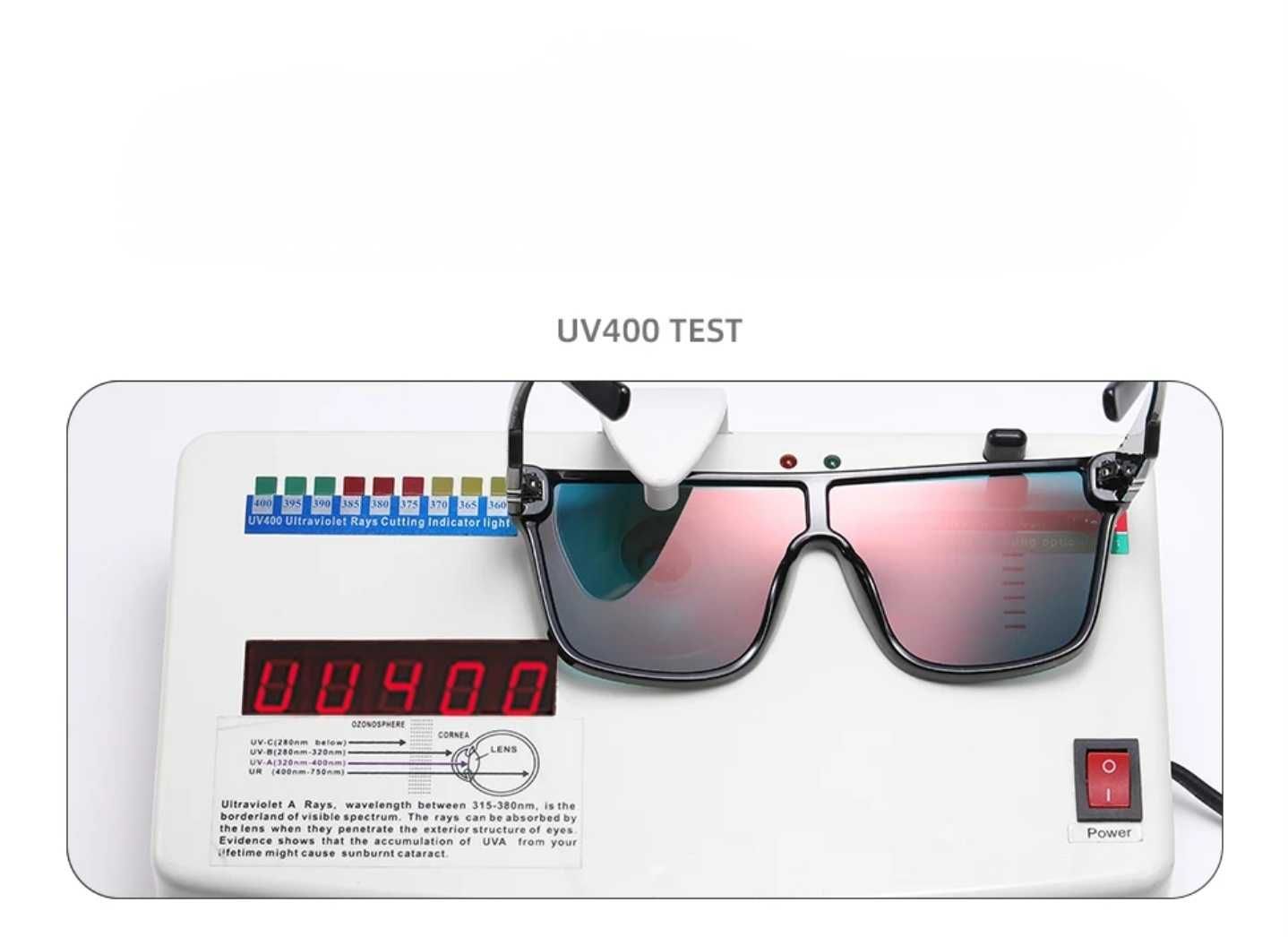 Модные солнцезащитные очки с фильтром от солнца - UV 400 - 3 цвета