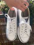 Converse białe skórzane